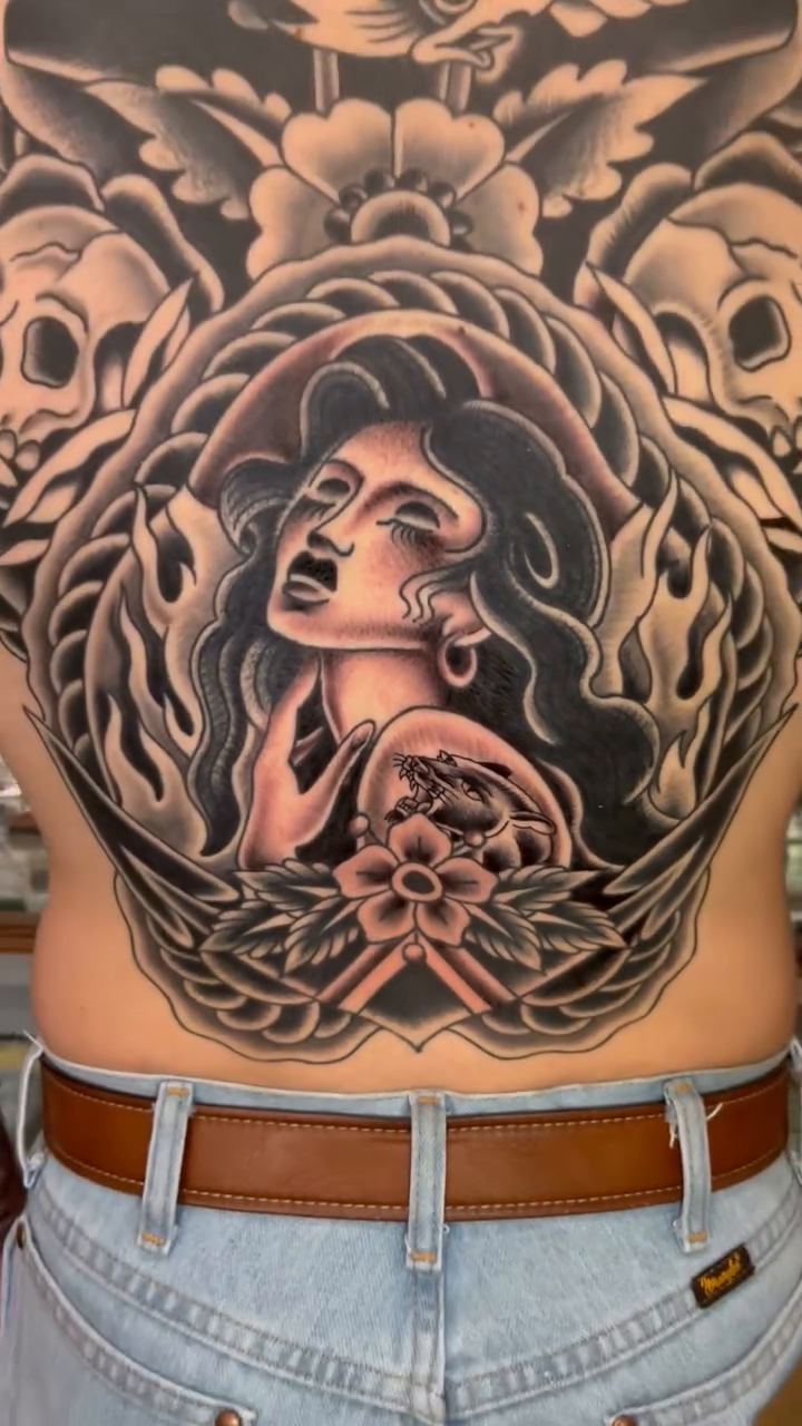 Tattoo by @tim_howell_pst — black_and_grey, realism