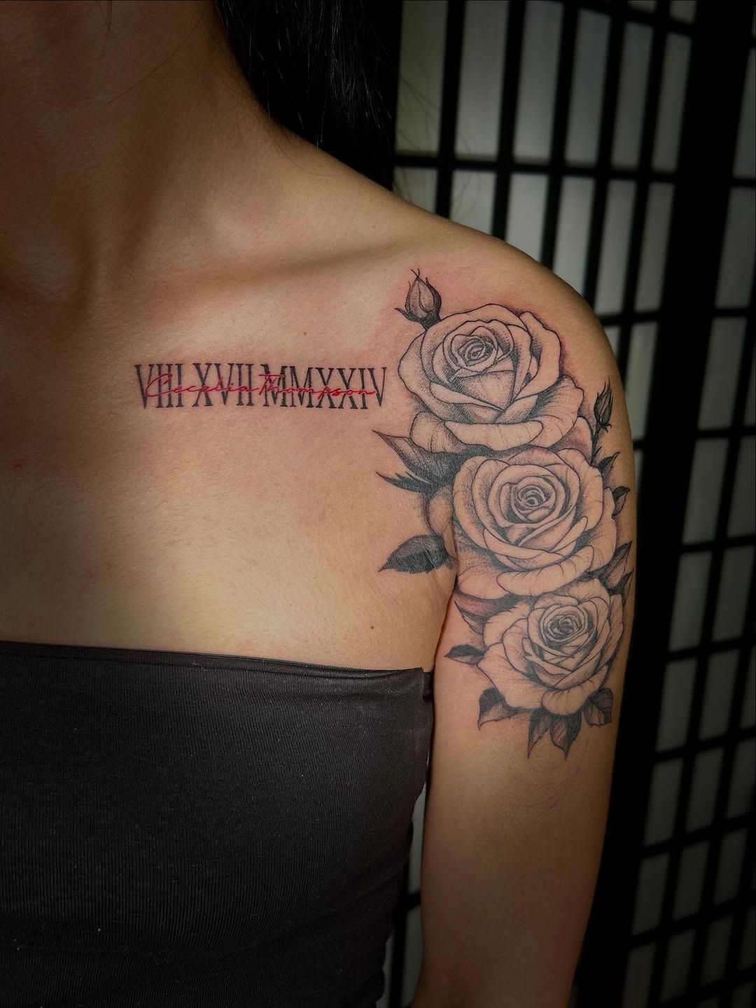 Tattoo by @ggstylestattoo — black_and_grey, lettering_script