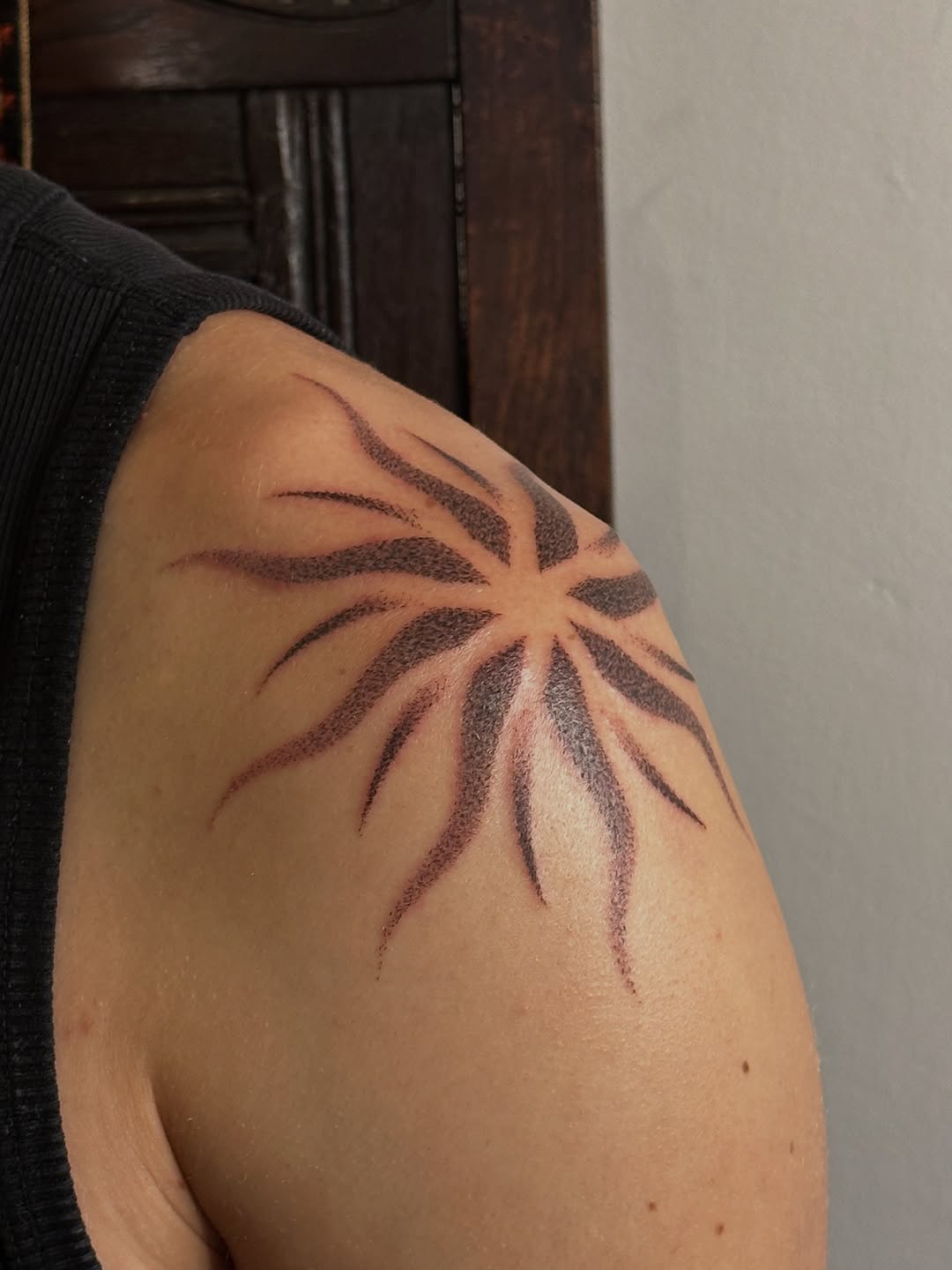 Tattoo by @rrrackham — dotwork, black_and_grey