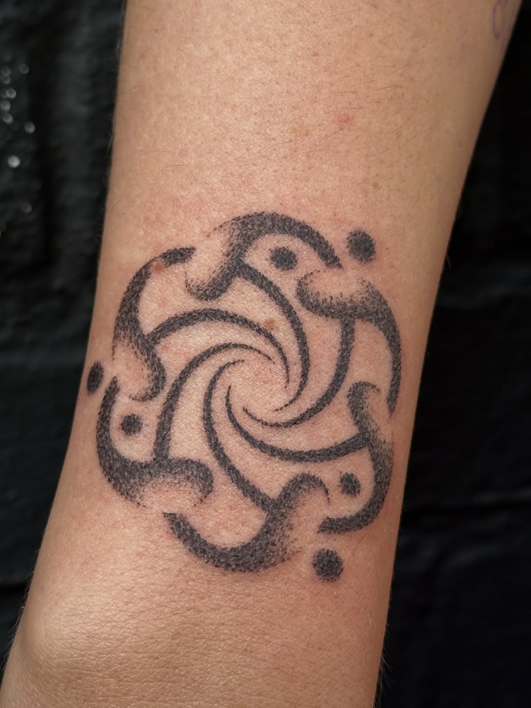 Tattoo by @rrrackham — geometric, dotwork
