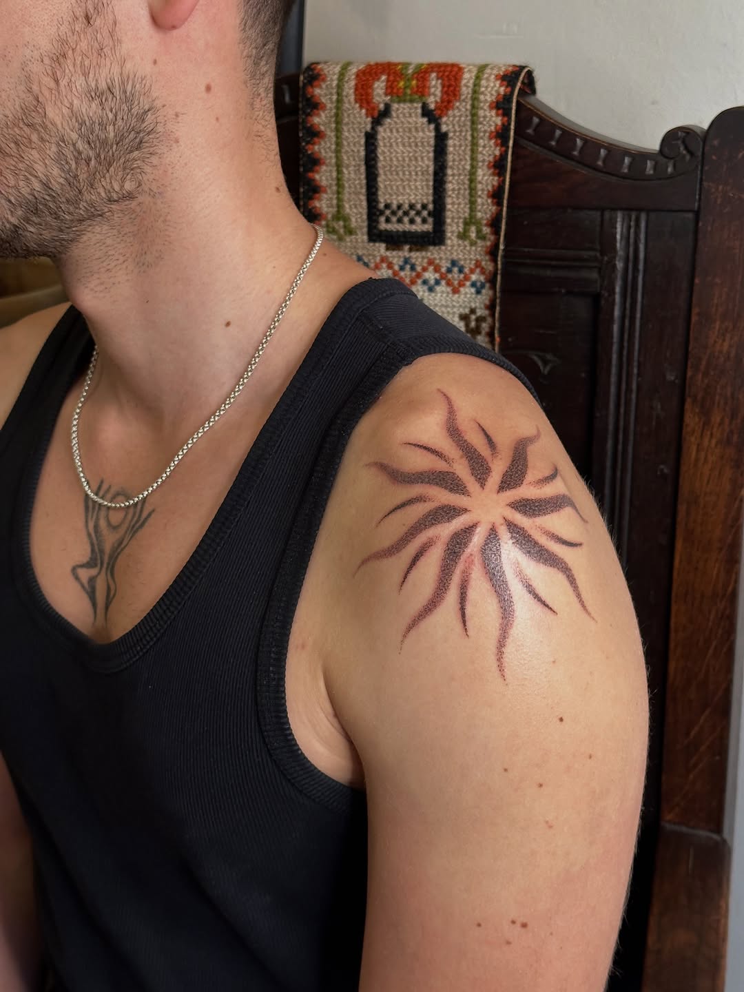 Tattoo by @rrrackham — dotwork, black_and_grey