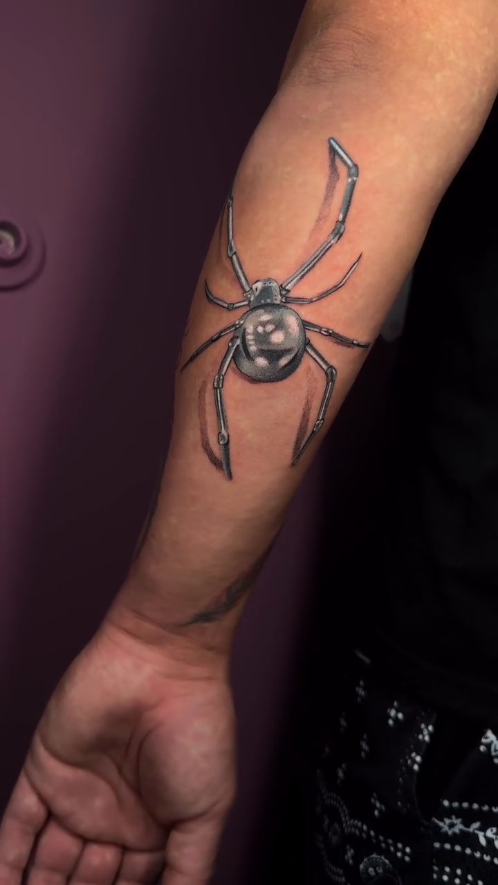 Tattoo by @melanytattoos — realism, black_and_grey