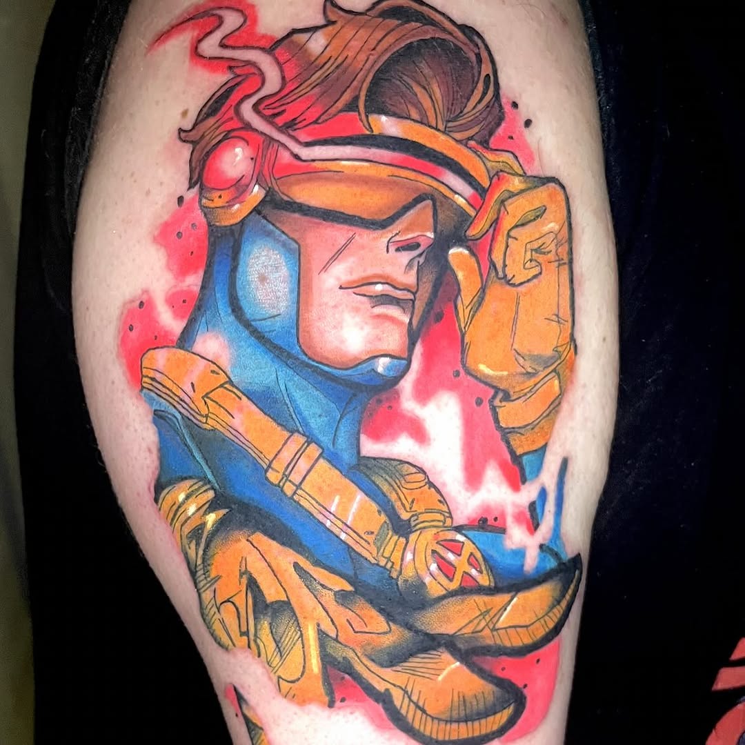 Tattoo by @devillepinson — new_school