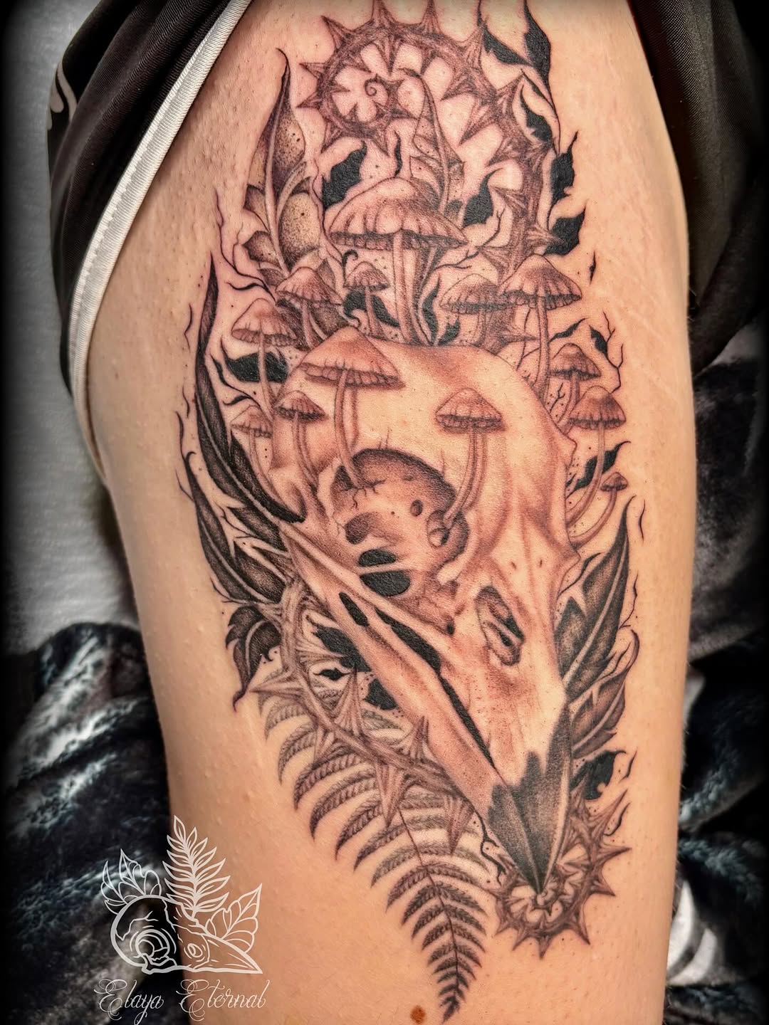 Tattoo by @elaya.tattoo.artistry β realism, dark_realism