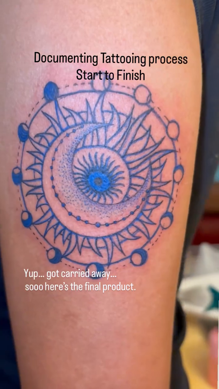 Tattoo by @engraveinks β geometric, dotwork