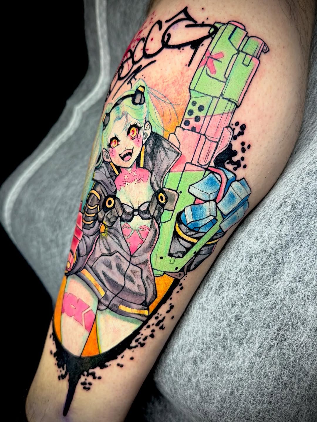 Tattoo by @uncommoncreature — new_school, anime