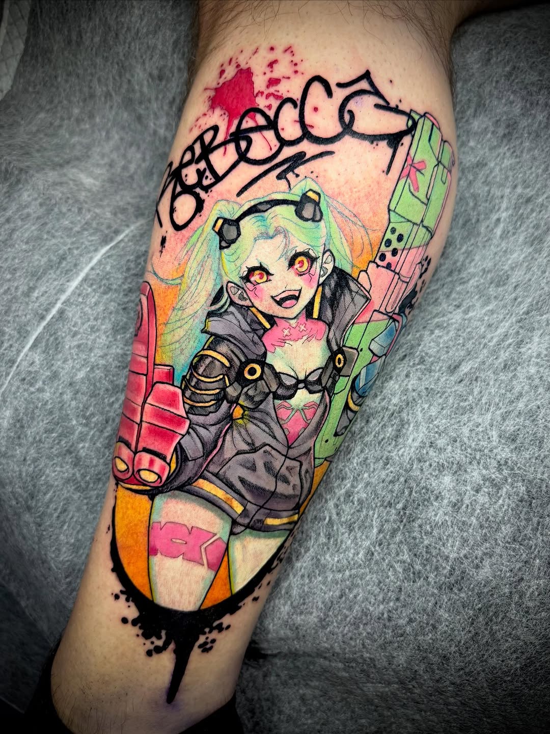 Tattoo by @uncommoncreature — new_school, trash_polka