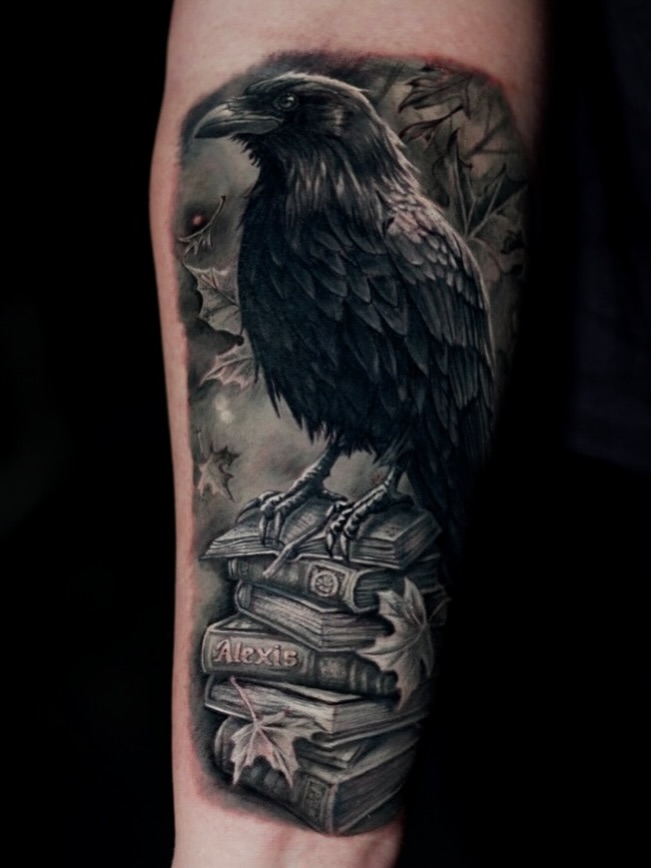 Tattoo by @oleksandr.dot — realism, black_and_grey