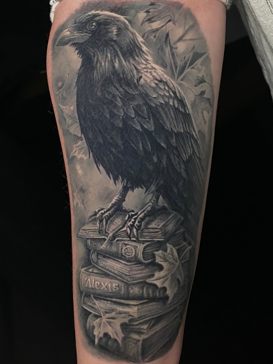 Tattoo by @oleksandr.dot — realism, black_and_grey