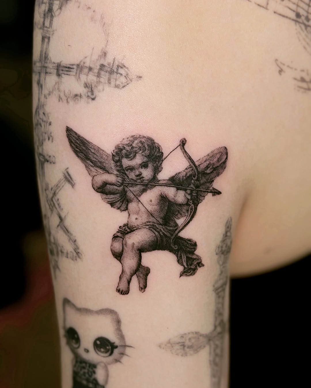 Tattoo by @dasom_real — realism, black_and_grey