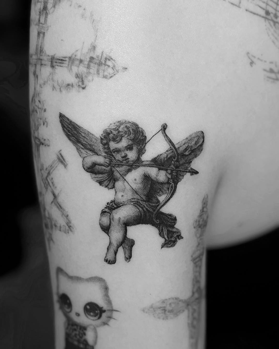 Tattoo by @dasom_real — realism, black_and_grey