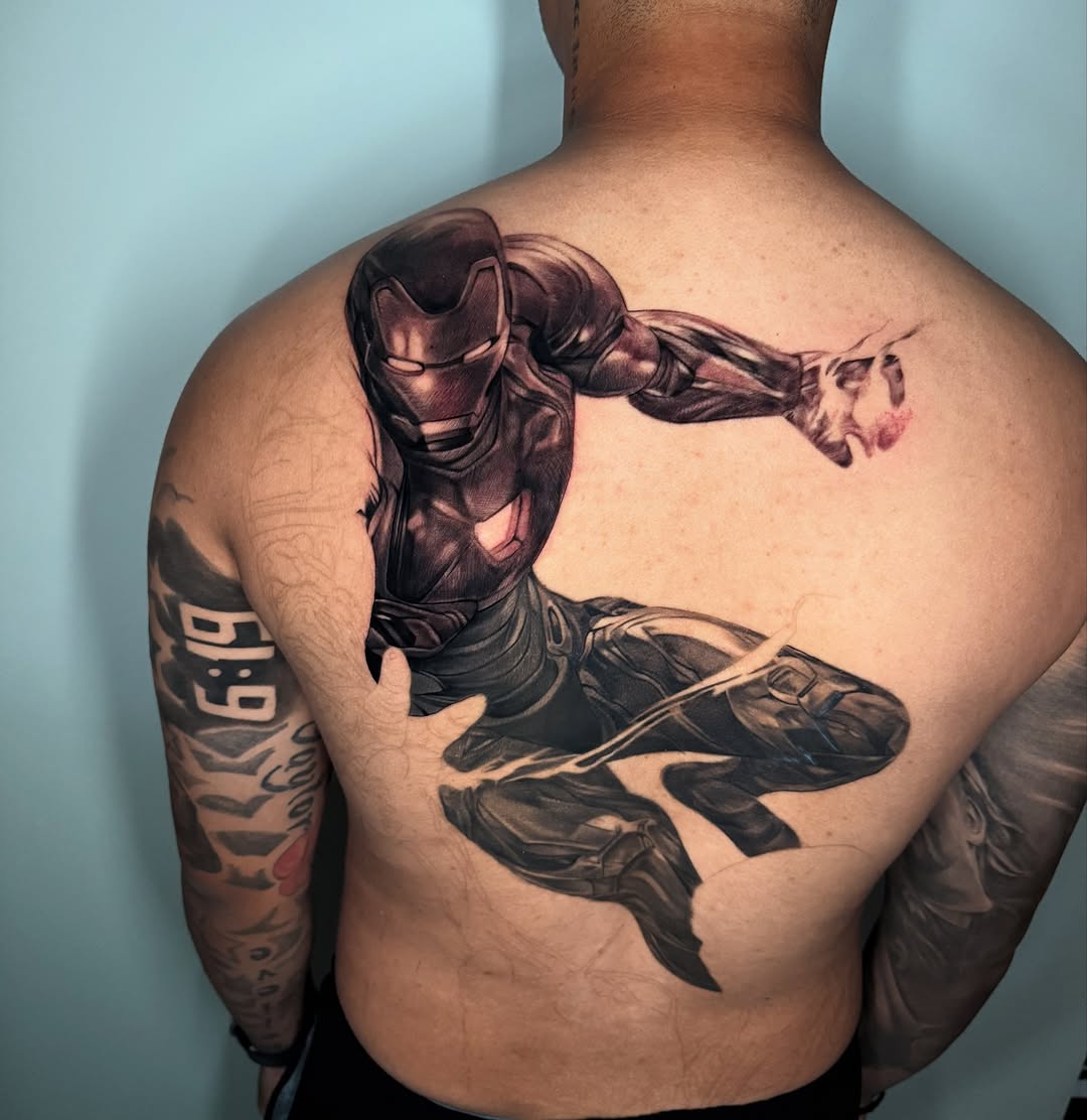 Tattoo by @inkbytrav — realism, black_and_grey