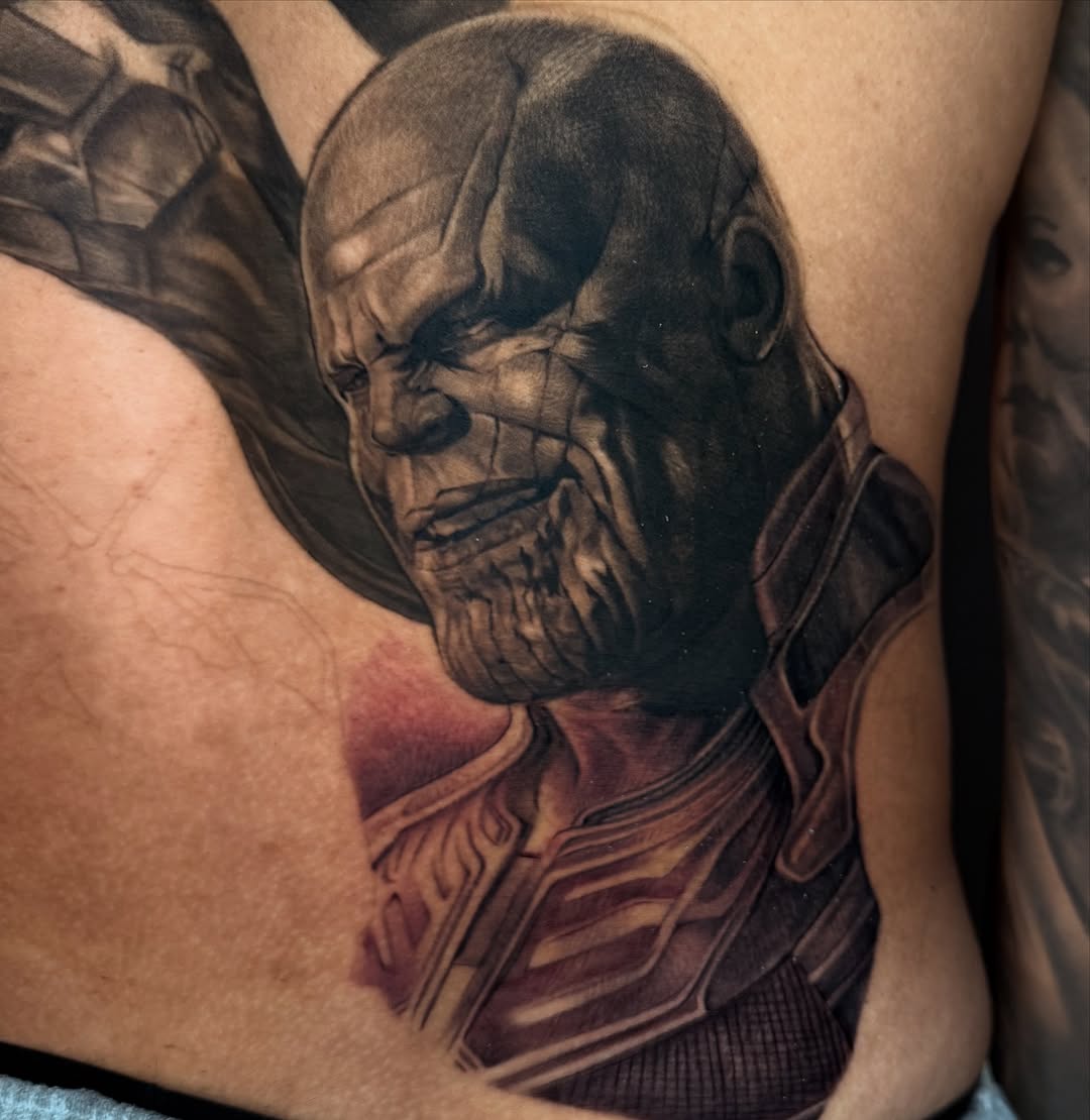 Tattoo by @inkbytrav — realism, black_and_grey