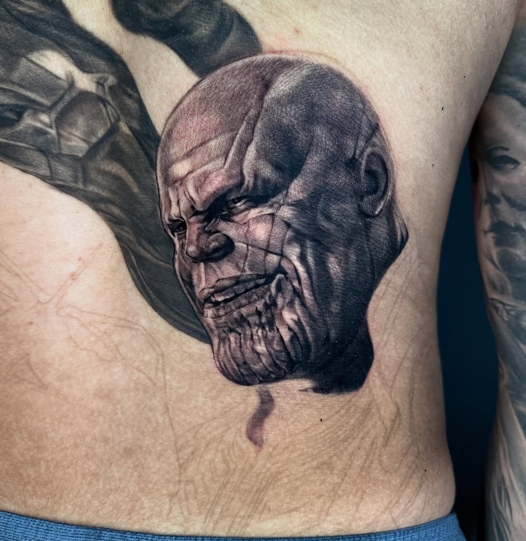 Tattoo by @inkbytrav — realism, black_and_grey