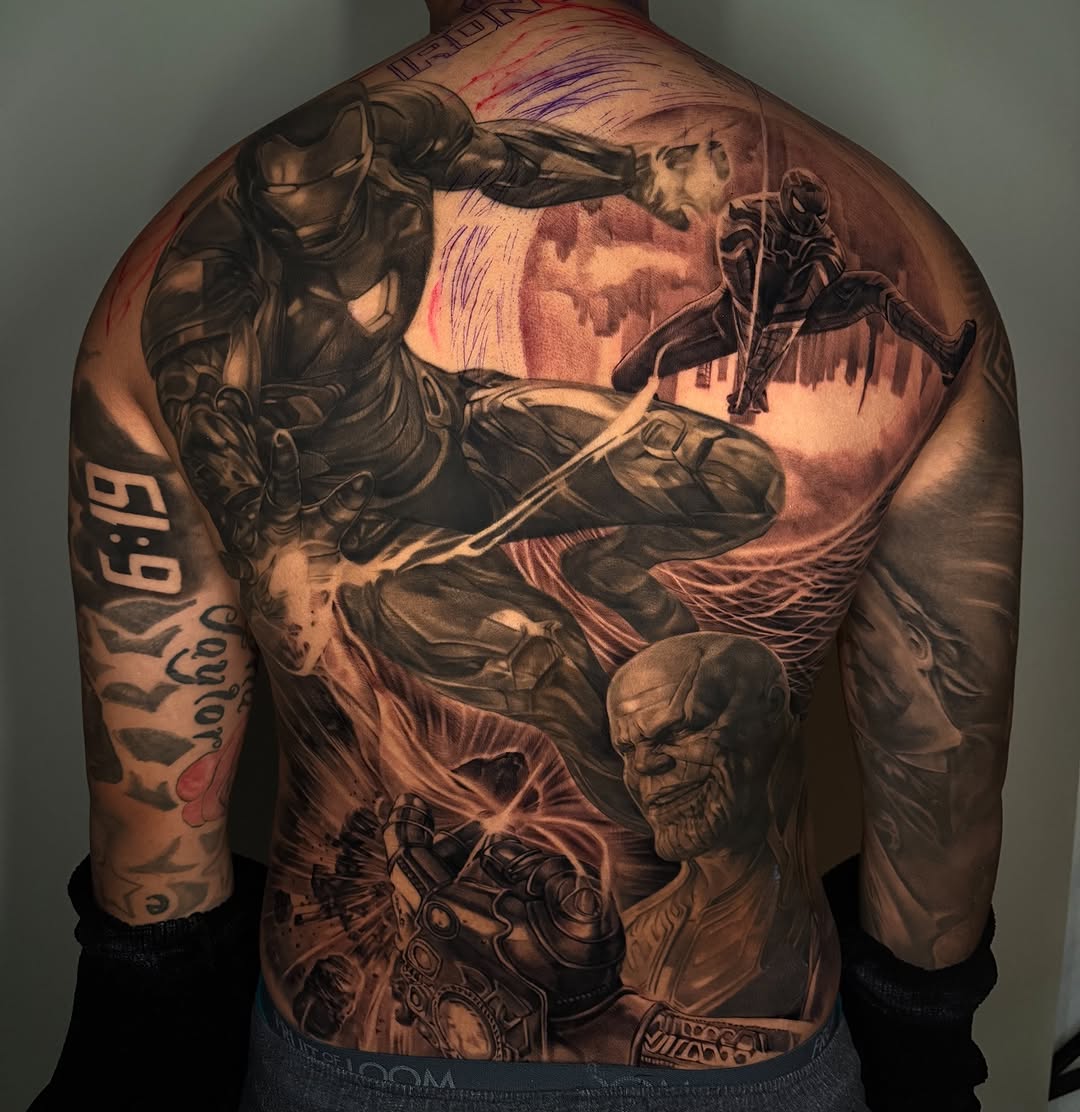 Tattoo by @inkbytrav — realism, black_and_grey