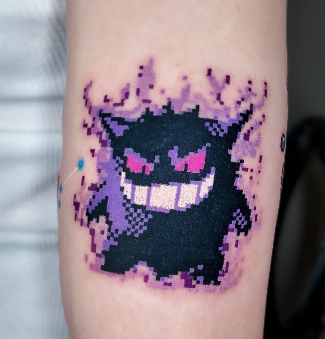 Tattoo by @mrpixel.tattooer β anime, new_school