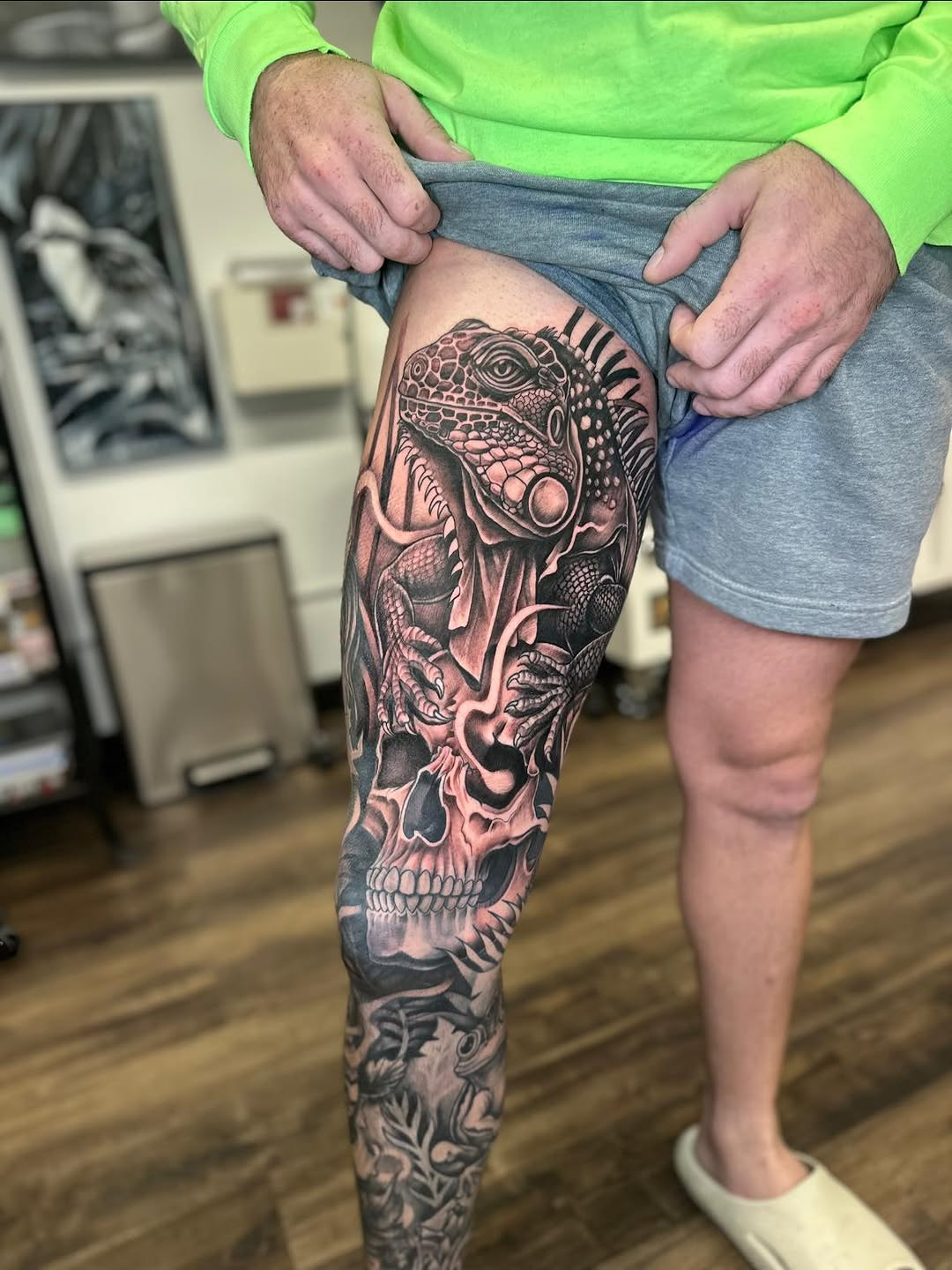 Tattoo by @artbymeado — realism, black_and_grey