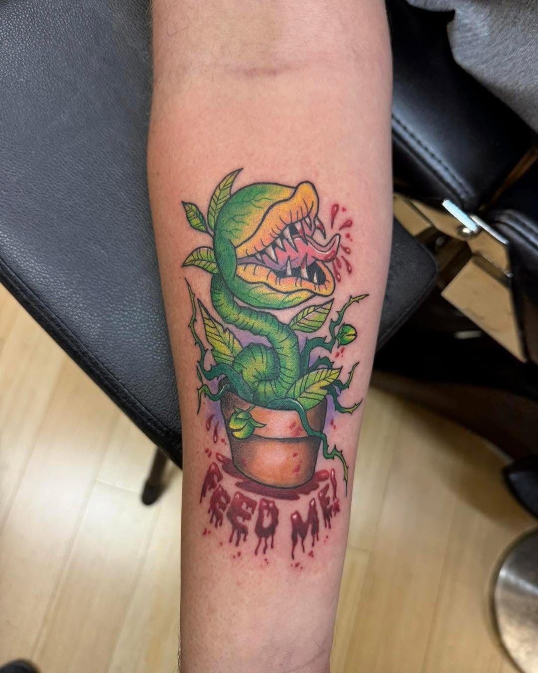 Tattoo by @ostattoo — new_school, lettering_script