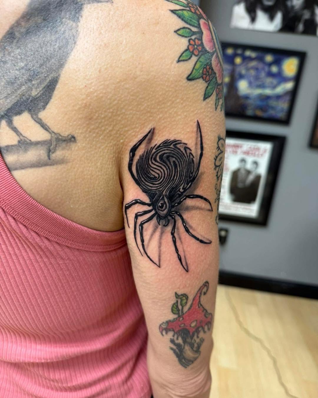 Tattoo by @ostattoo — black_and_grey, realism