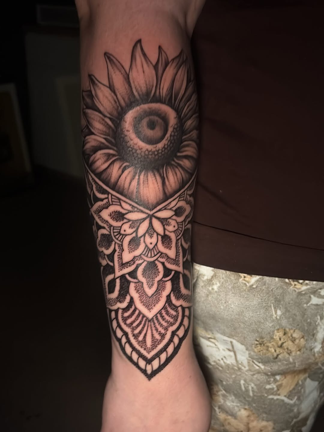 Tattoo by @dylans.tattoo — black_and_grey, geometric