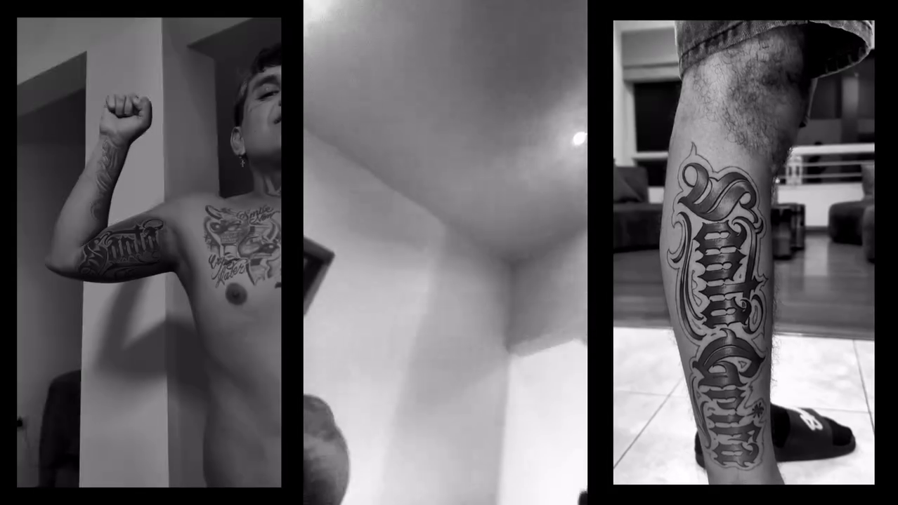 Tattoo by @manzur_no.name — lettering_script, black_and_grey