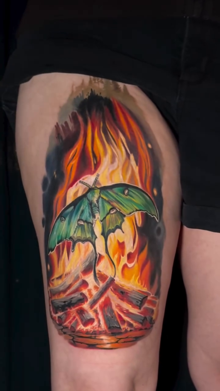 Tattoo by @storm_tattooart — illustrative, realism