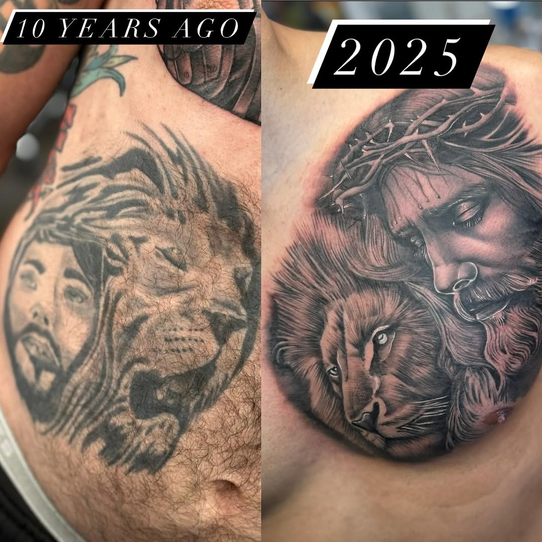 Tattoo by @chrispynotgrilled — realism, black_and_grey