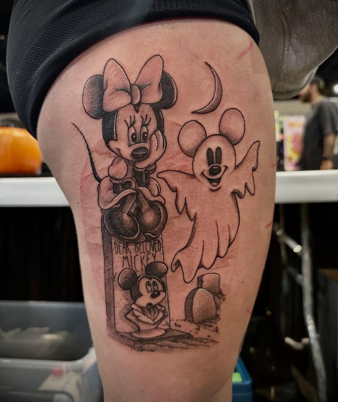 Tattoo by @chrisgraytattoos — new_school, black_and_grey