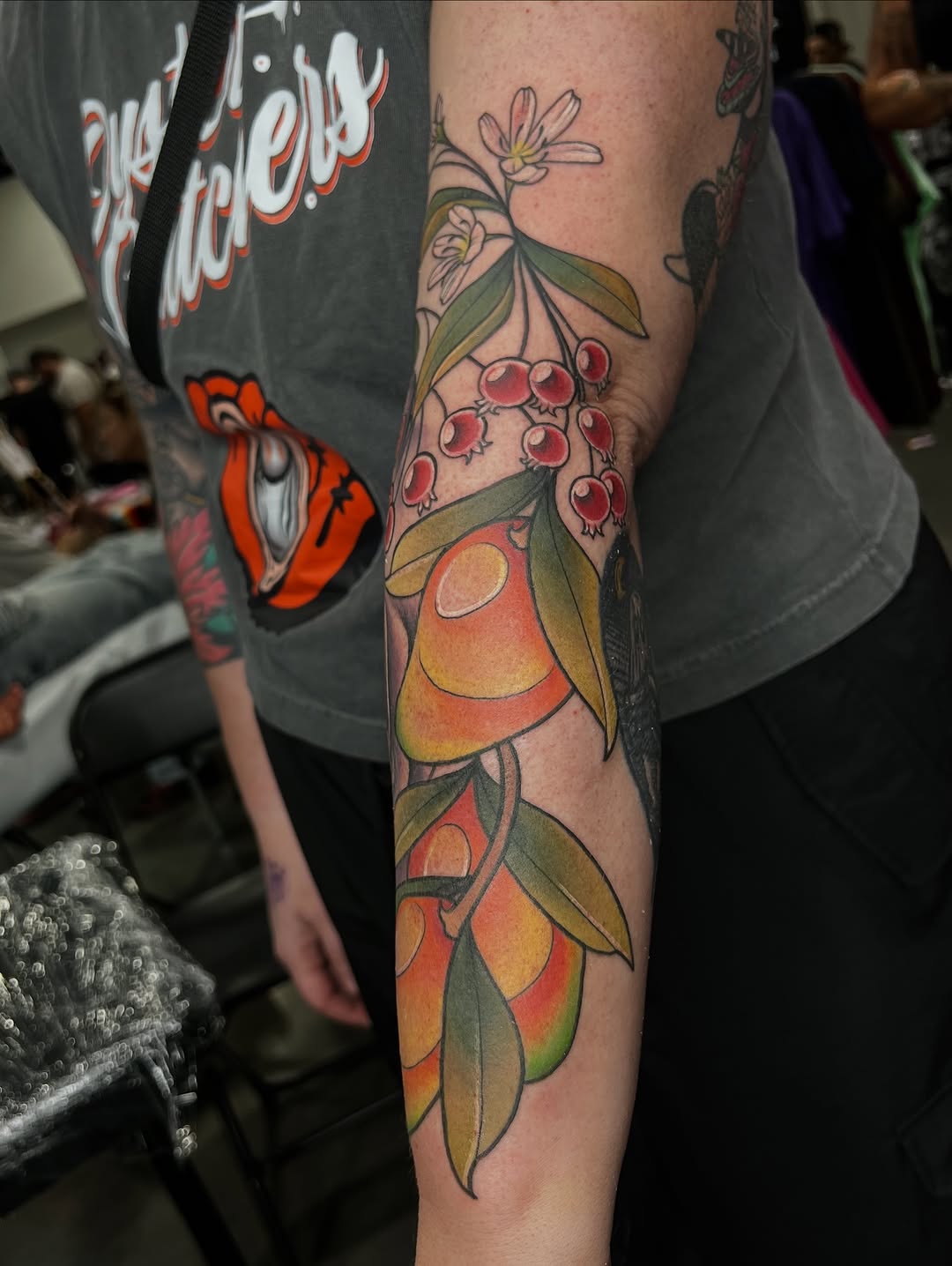 Tattoo by @bodyartbyalia — illustrative, realism