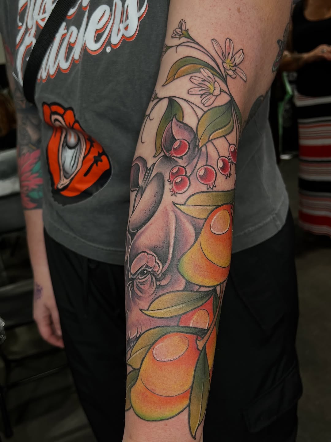 Tattoo by @bodyartbyalia — illustrative, realism