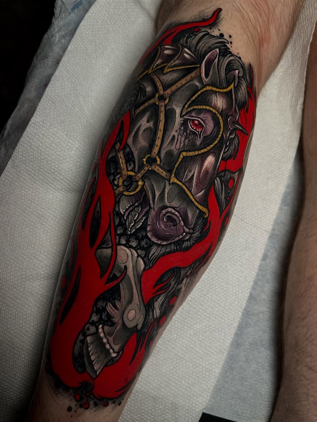 Tattoo by @austinmorrisontattoos โ dark_realism