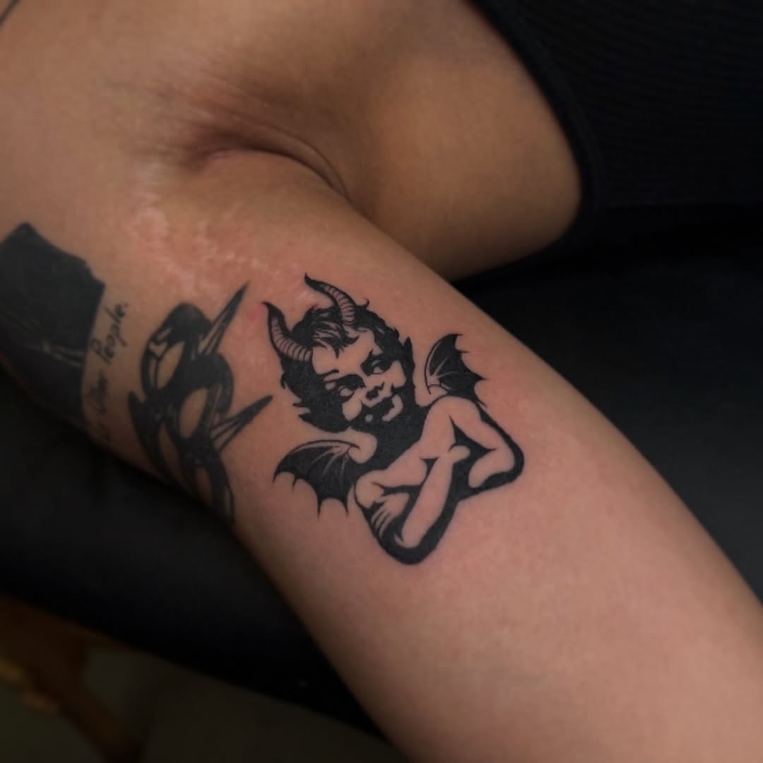 Tattoo by @dee.osipova โ blackwork