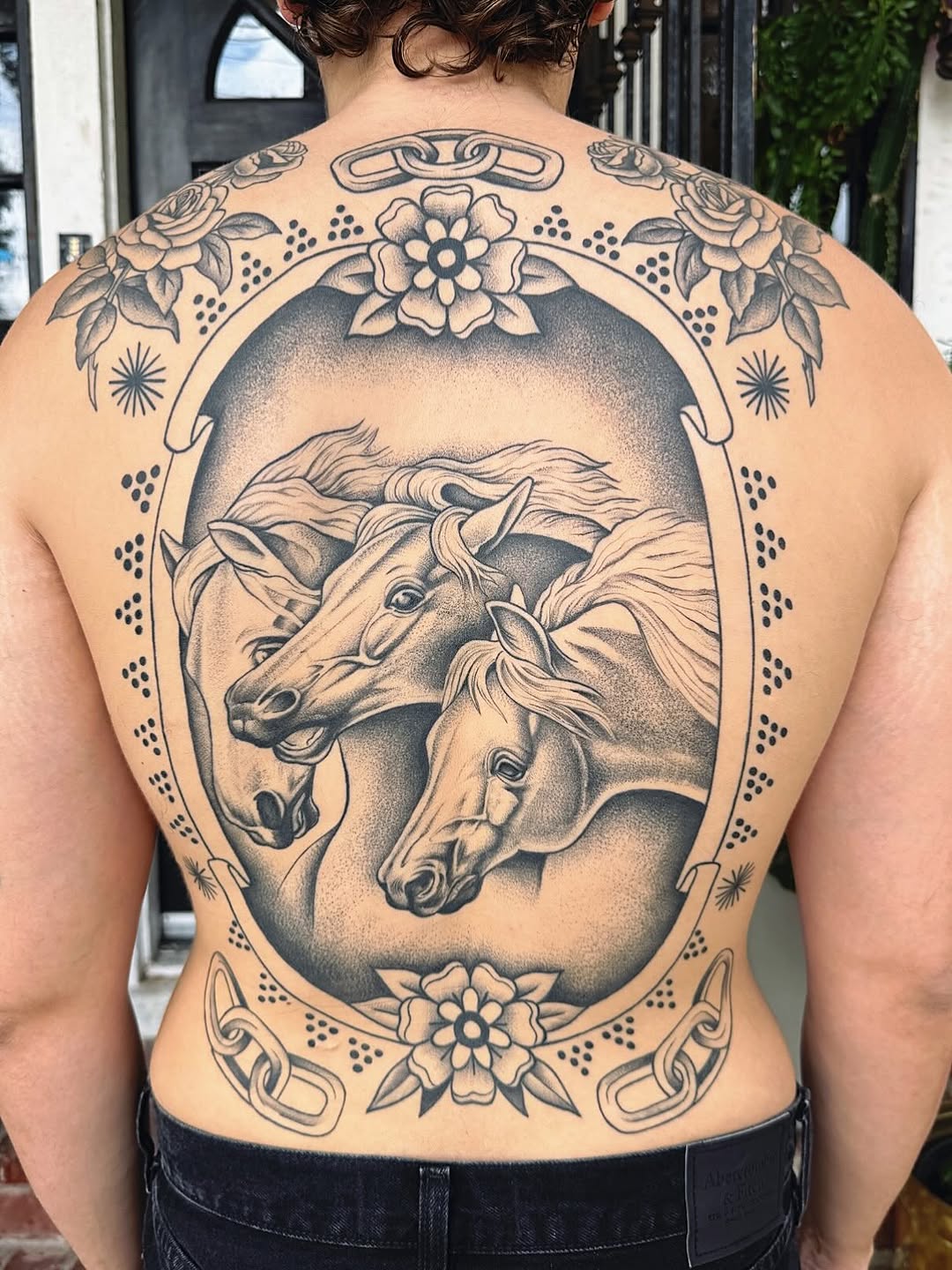 Tattoo by @ratchelrob — black_and_grey, realism