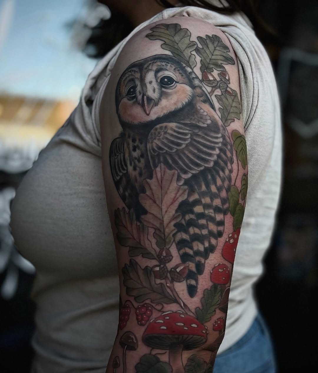 Tattoo by @luna_blue_tattoo — realism, black_and_grey