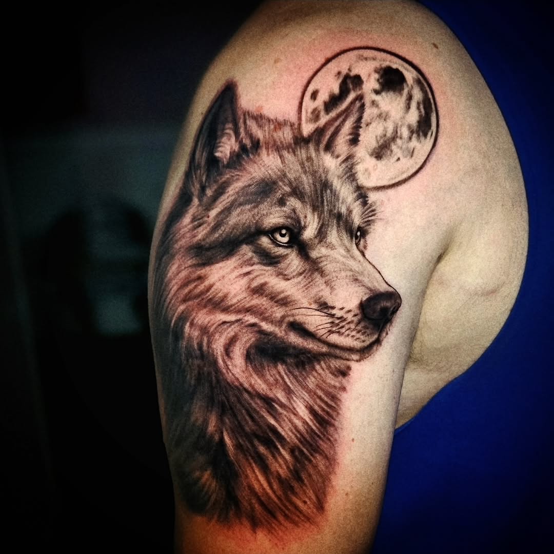 Tattoo by @isaacm_tattoos — realism, black_and_grey