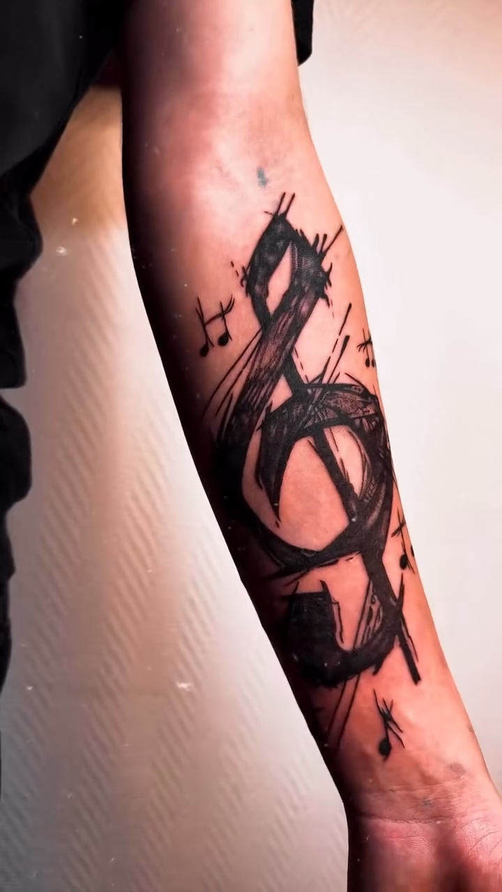 Tattoo by @monk_tattooart — blackwork