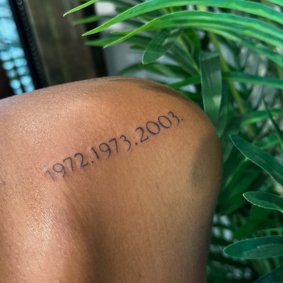 Tattoo by @inksspire — lettering_script, fine_line