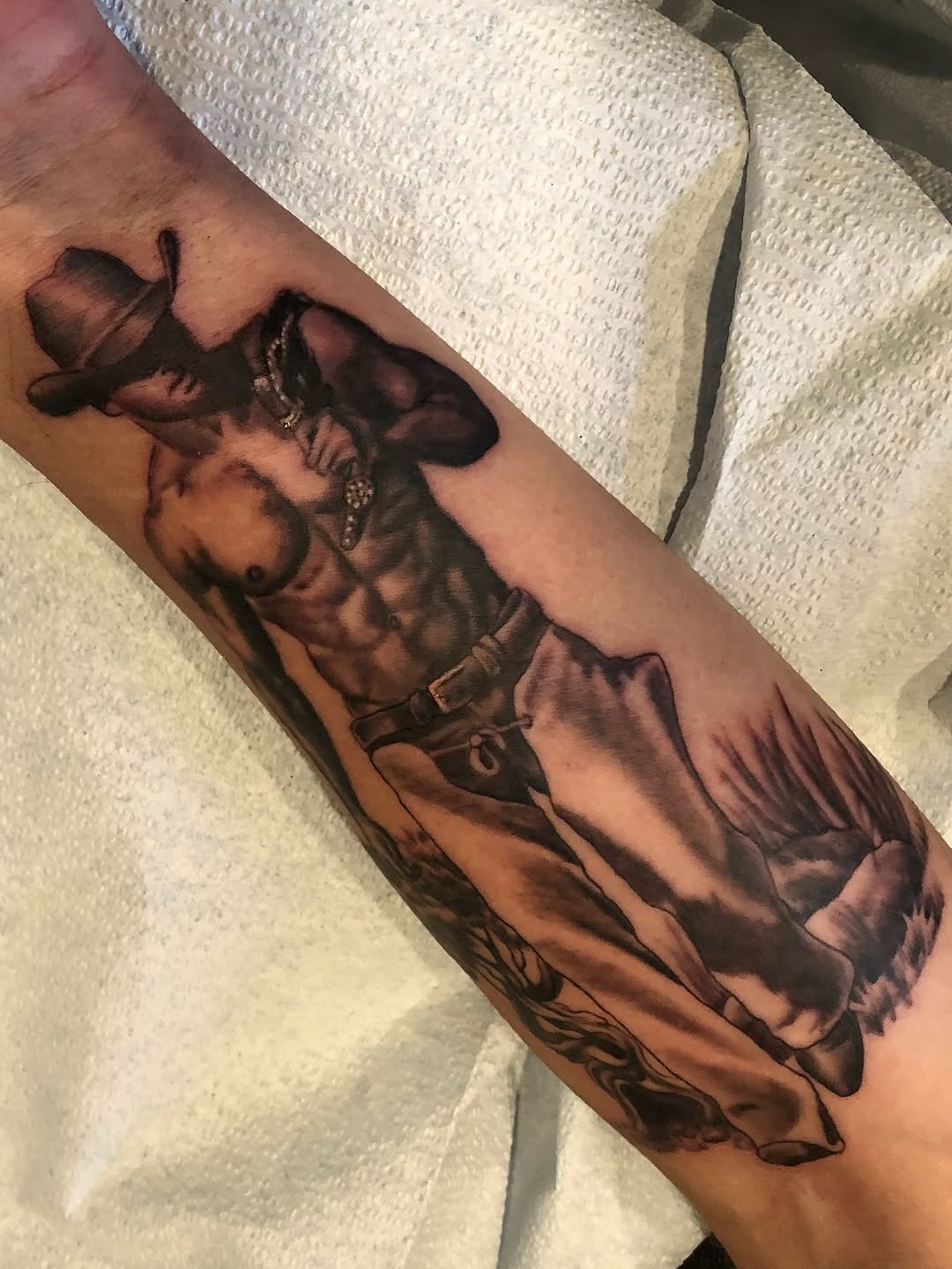 Tattoo by @aidabtattoo — realism, black_and_grey