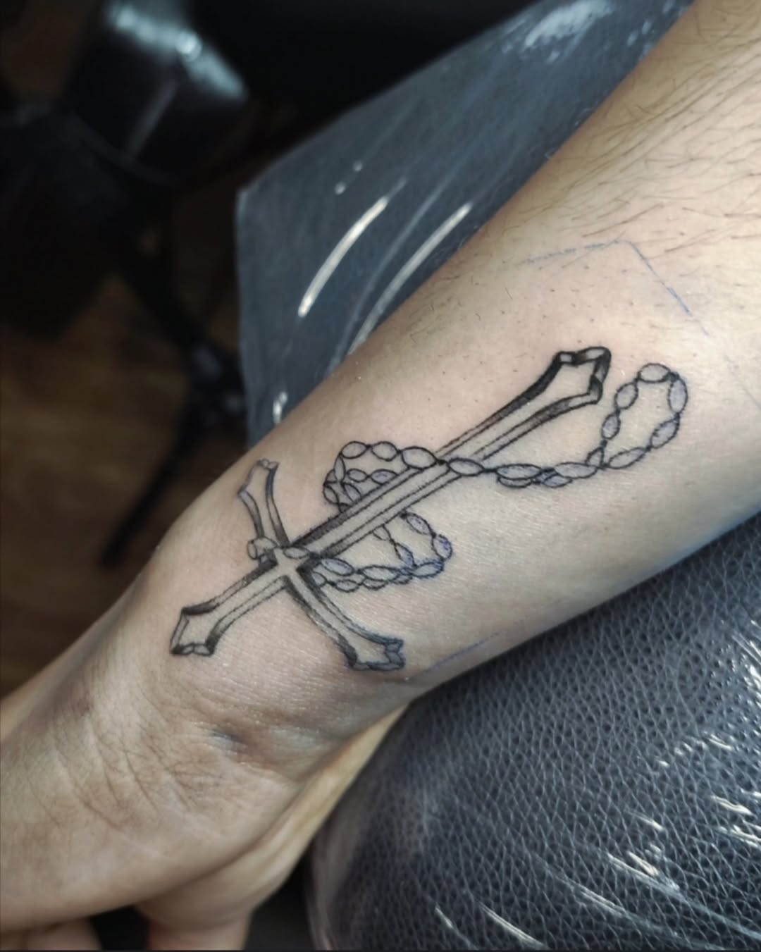 Tattoo by @inkw.ivy — fine_line, black_and_grey