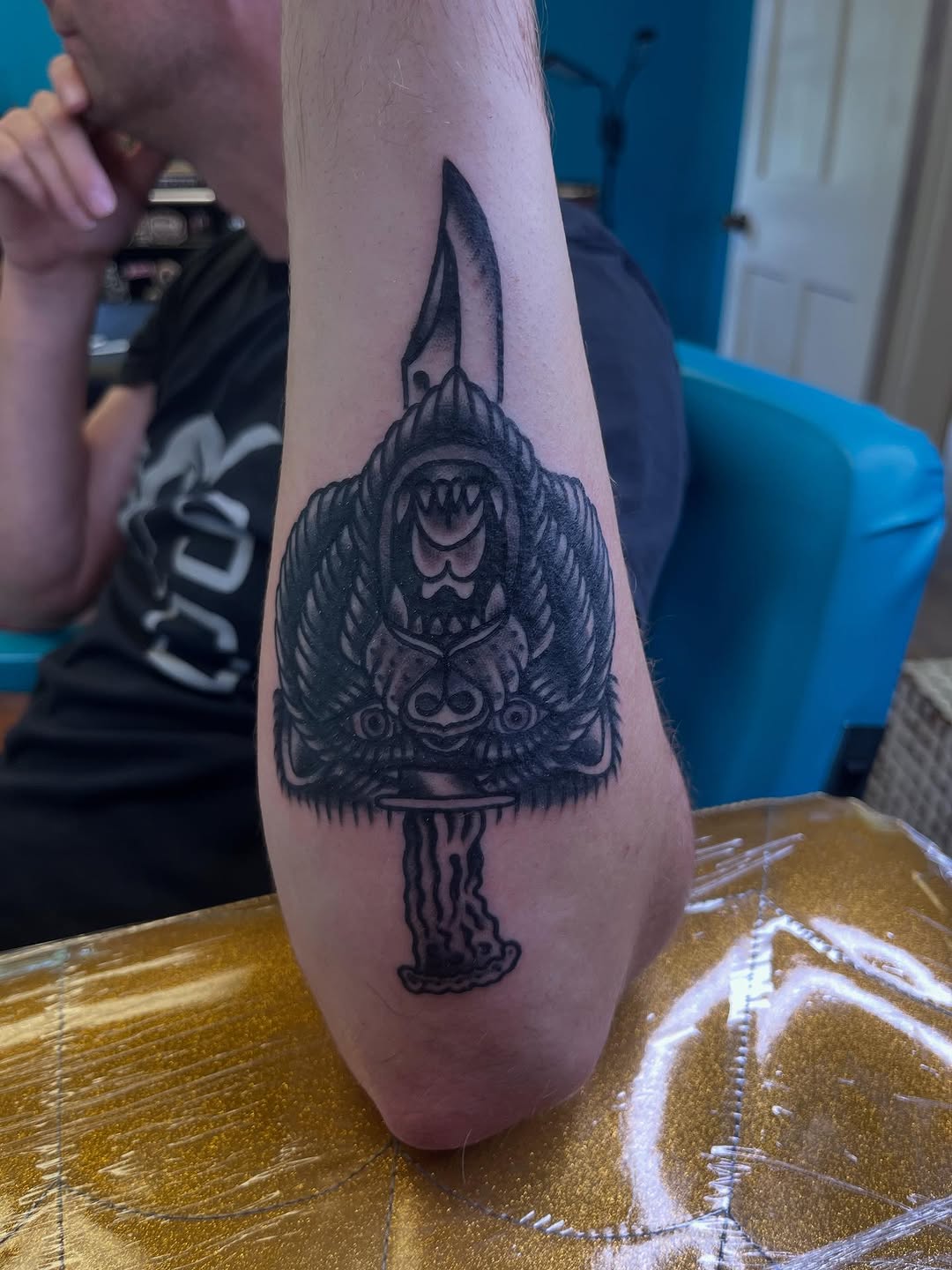 Tattoo by @robertcollinstattoo — american_traditional, black_and_grey