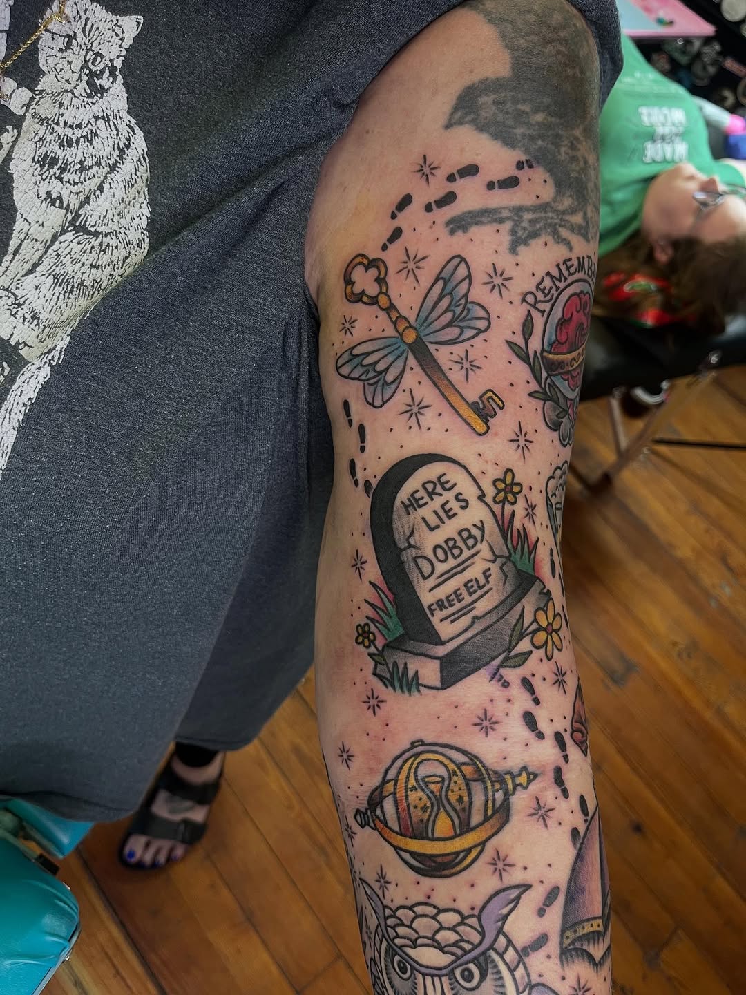 Tattoo by @robertcollinstattoo — new_school, illustrative