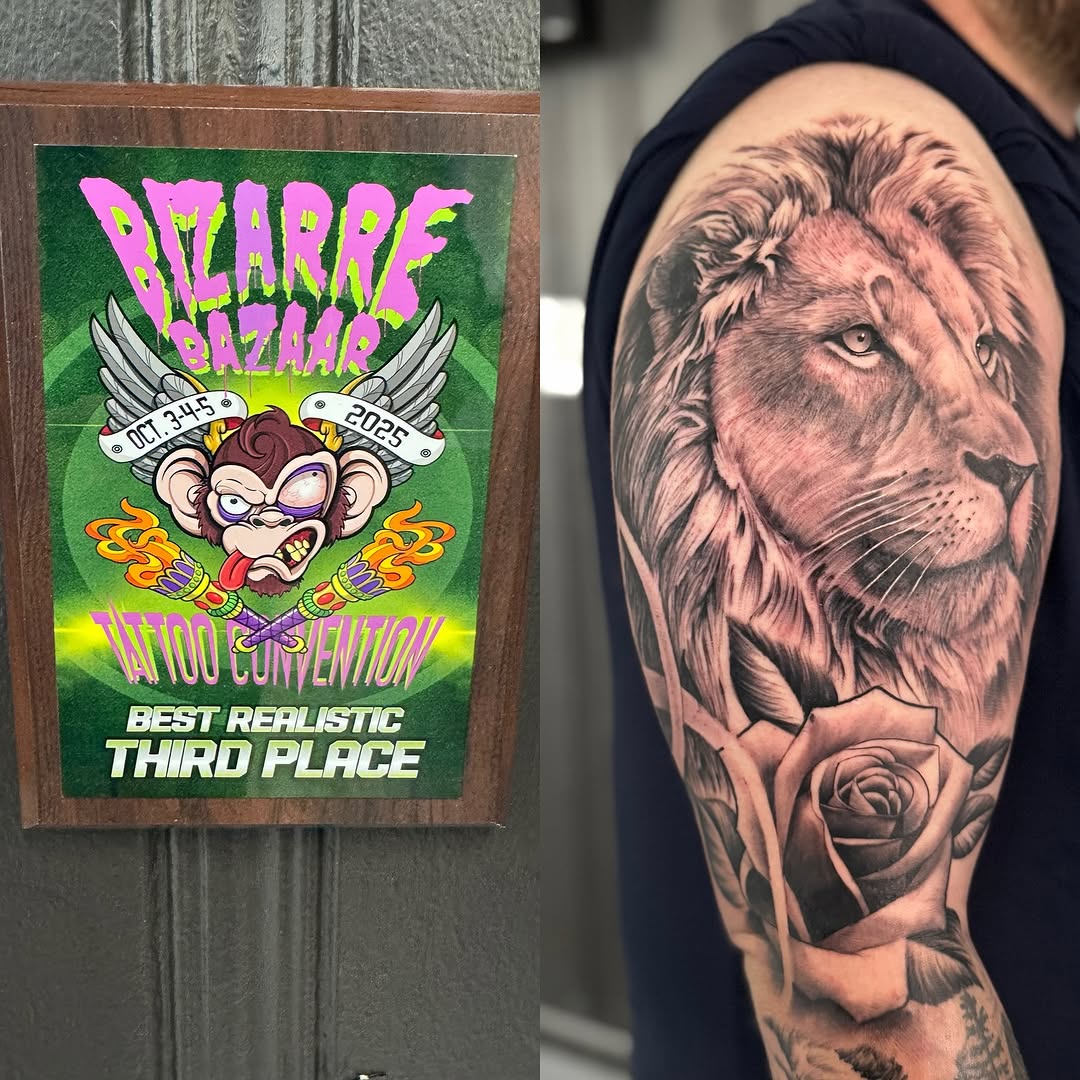 Tattoo by @hassintattoo — realism, black_and_grey