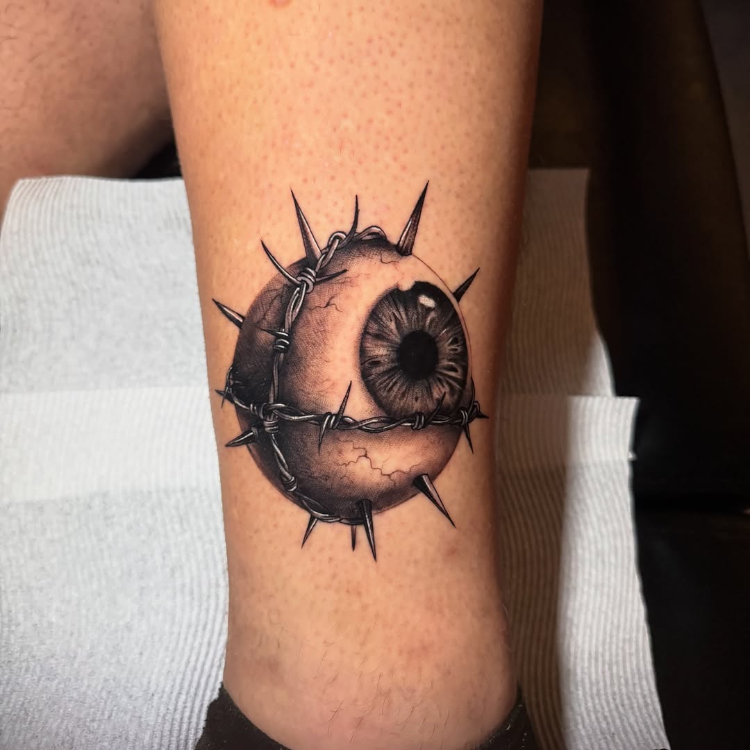 Tattoo by @hassintattoo — realism, black_and_grey