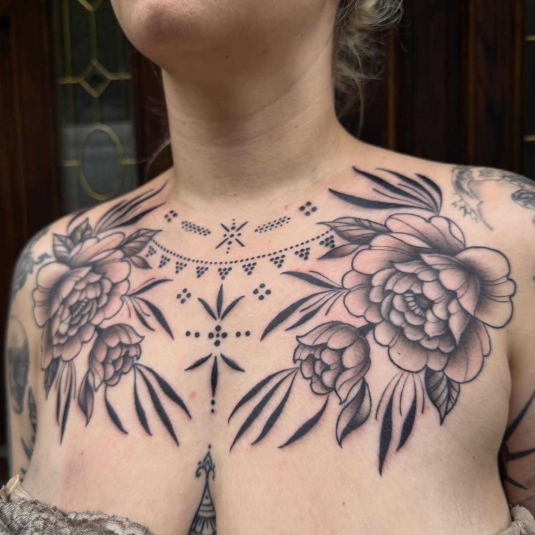 Tattoo by @lizglitztattoo — black_and_grey, illustrative