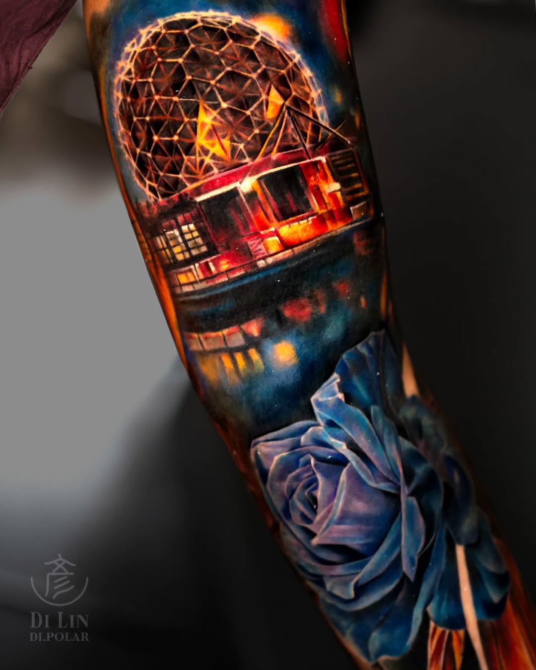 Tattoo by @di.polar β realism, black_and_grey