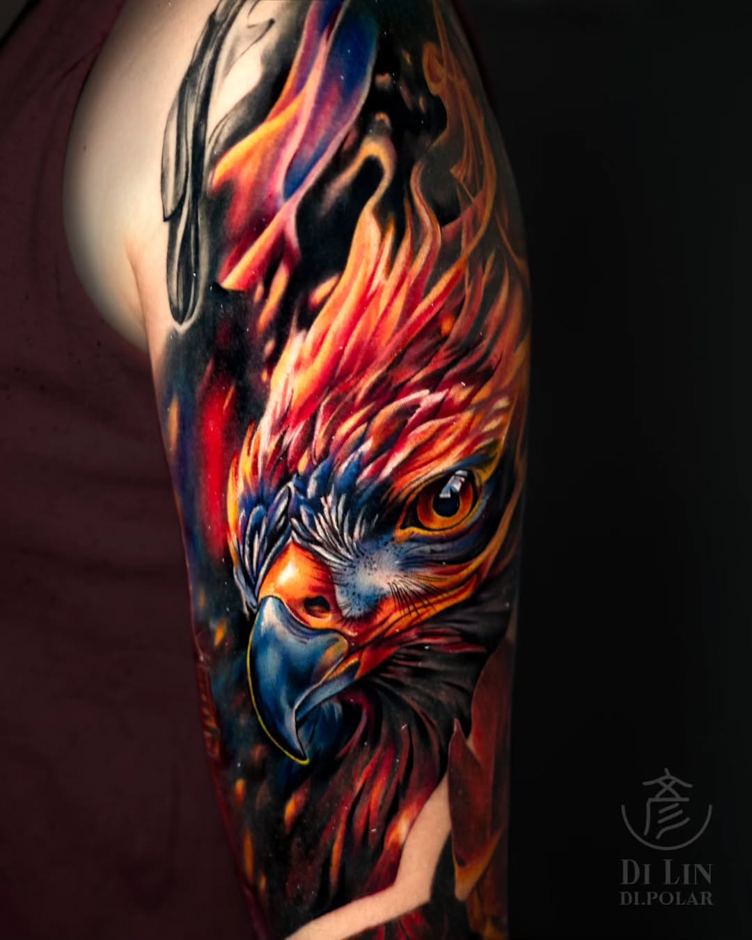 Tattoo by @di.polar β realism, black_and_grey