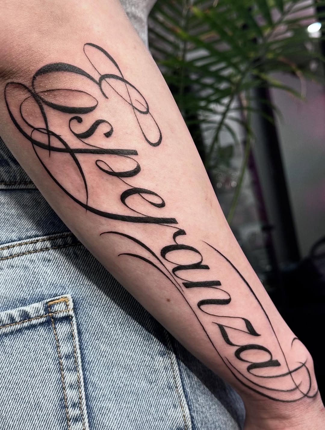 Tattoo by @nattheartist_ — lettering_script, fine_line