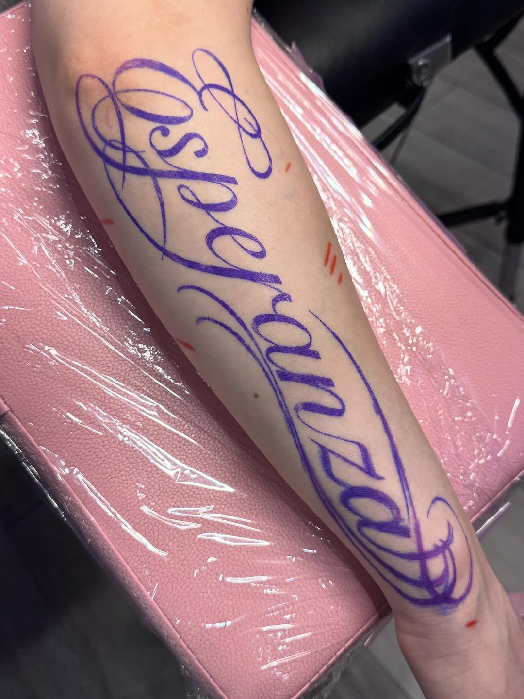 Tattoo by @nattheartist_ — lettering_script