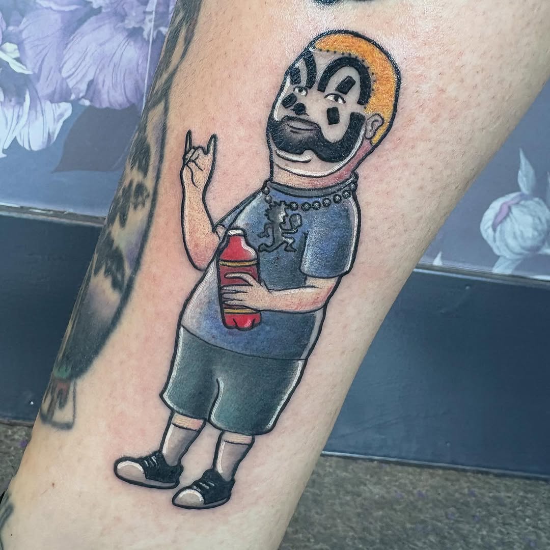 Tattoo by @little_dusty_tattoos — illustrative, new_school