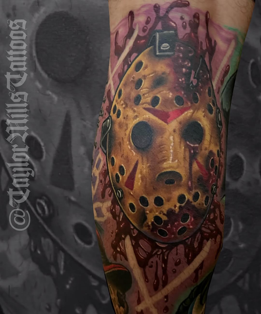 Tattoo by @taylormillstattoos — realism, dark_realism